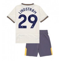 Maglia Calcio Everton Jesper Lindstrom #29 Terza Divisa Bambino 2024-25 Manica Corta (+ pantaloncini)